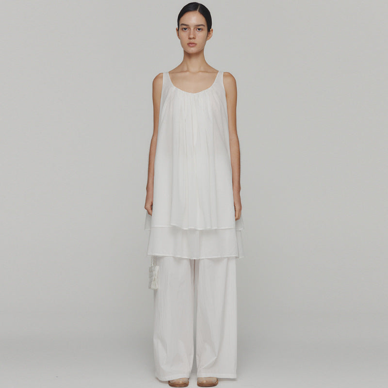 Baumwoll-Kleidungsset für Damen: luftig, viellagig, weit geschnitten (berg-feldt)