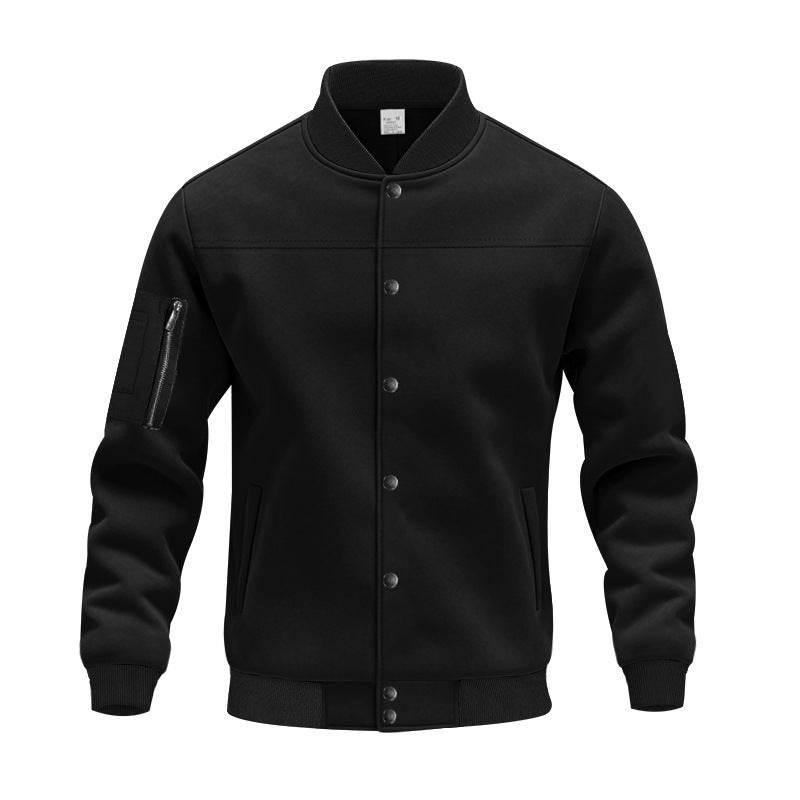 Blouson universitaire élégant pour hommes avec poches zippées pratiques et poignets élastiques Berg-Feldt