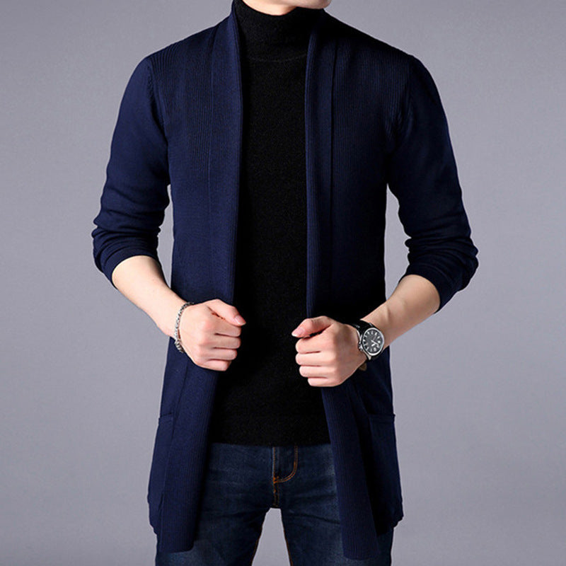 Herren Strickjacke mit offenem Schnitt und praktischem Taschen Berg-Feldt
