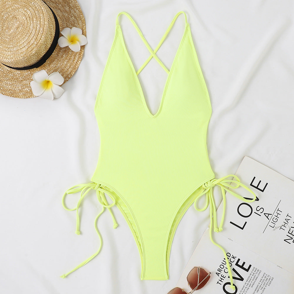 Maillot de bain femme à dos croisé réglable berg-feldt