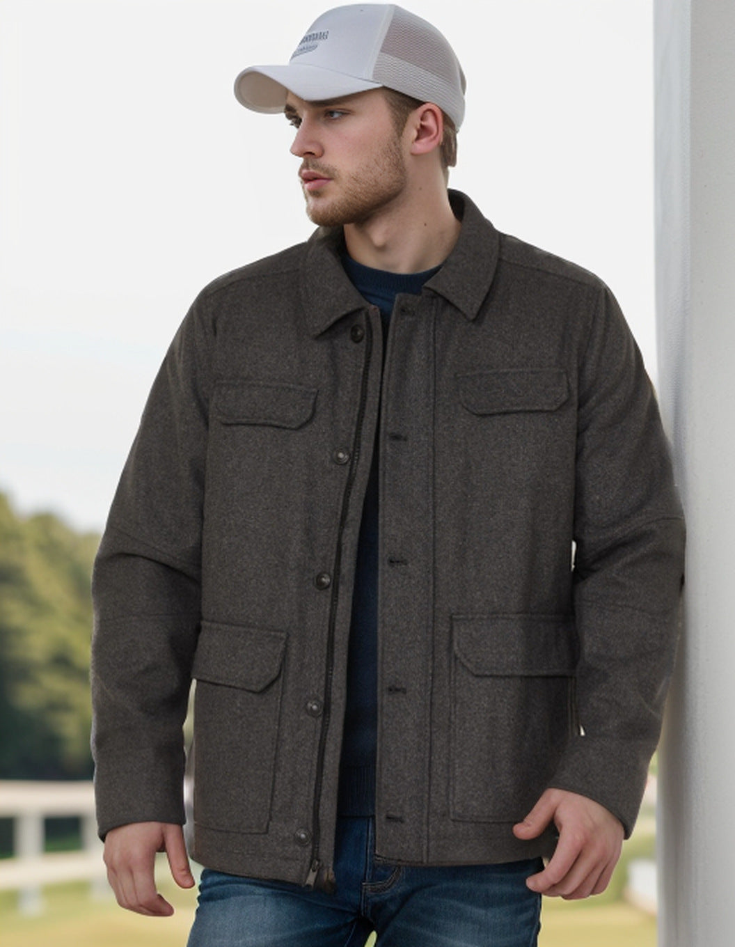 Veste décontractée en flanelle Herren Berg-Feldt