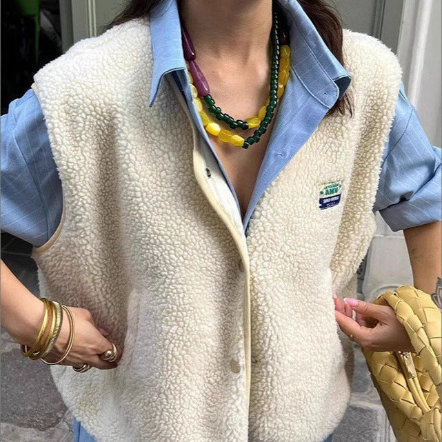 Women's fashionable waistcoat with fleece lining and practical pockets Berg-Feldt
