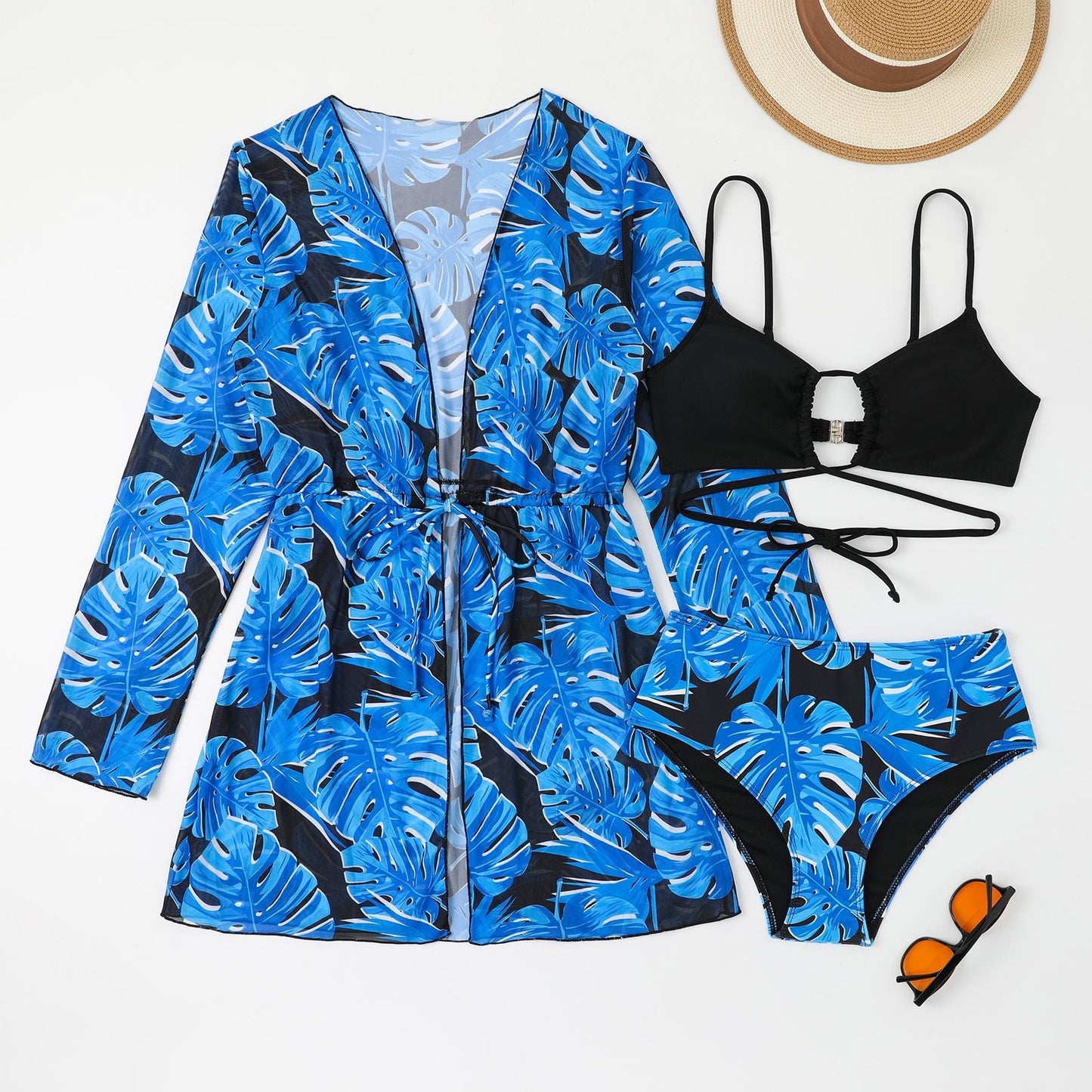 Ensemble bikini taille haute et caftan berg-feldt