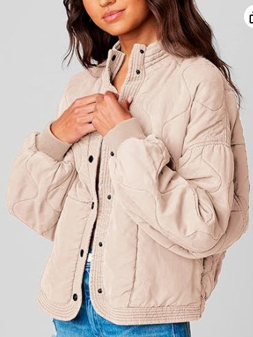 Doudoune matelassée tendance pour femme avec col montant Berg-Feldt
