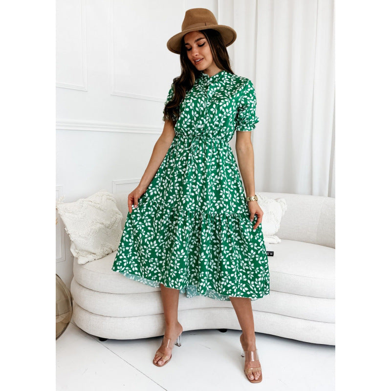 Robe midi femme Berg-Feldt imprimée florale asymétrique