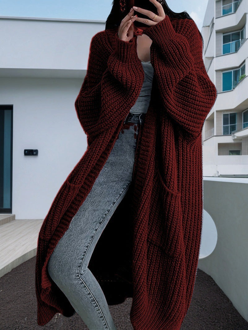 Cardigan tricoté ample pour femme avec grandes poches Berg-Feldt