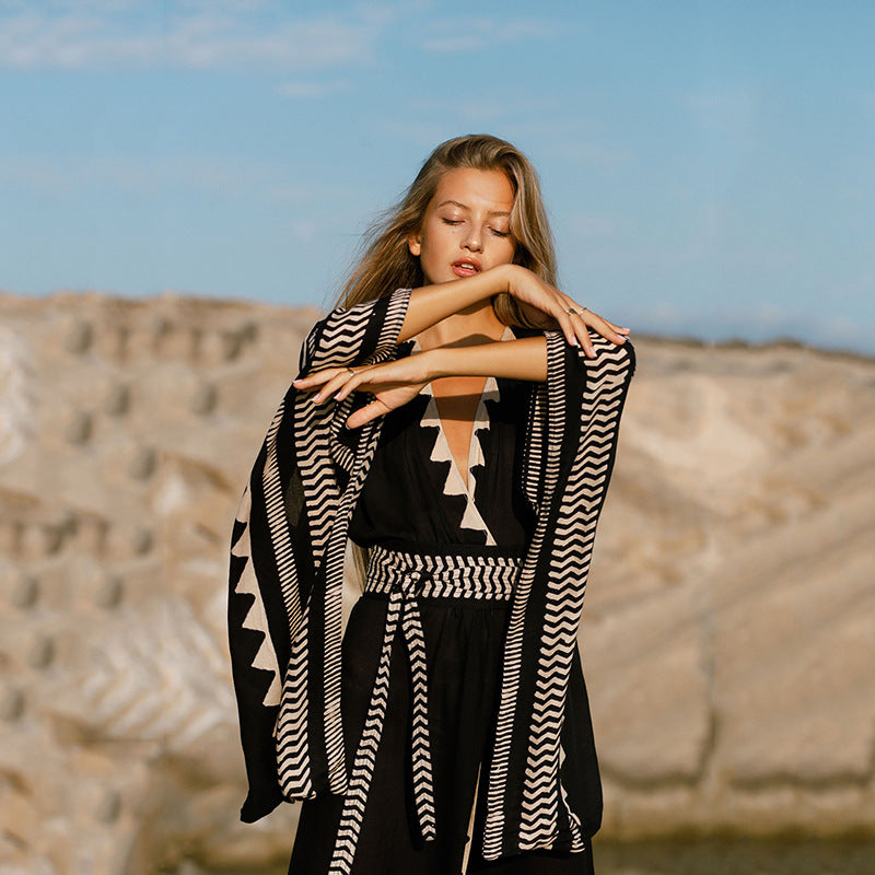 Berg-feldt Damen Maxi Kaftan, elegant und Bohemian
 - berg-feldt