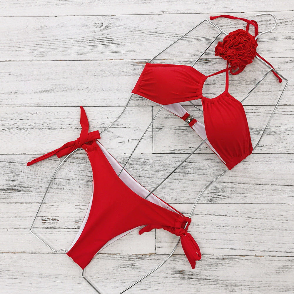 Ensemble bikini femme avec haut réglable et culotte taille haute de berg-feldt