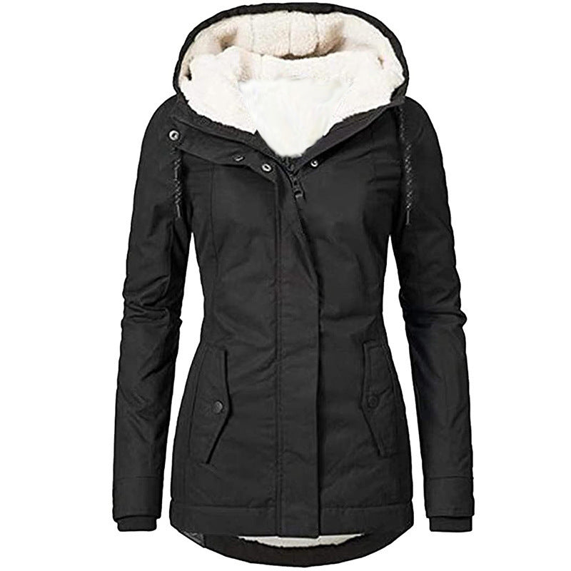 Damen warme Outdoor-Jacke mit kuscheligem Futter Berg-Feldt