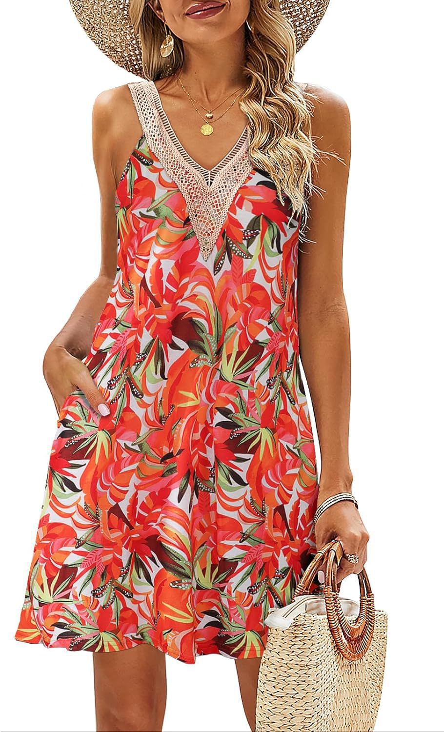 Robe d'été bohème pour femme de berg-feldt