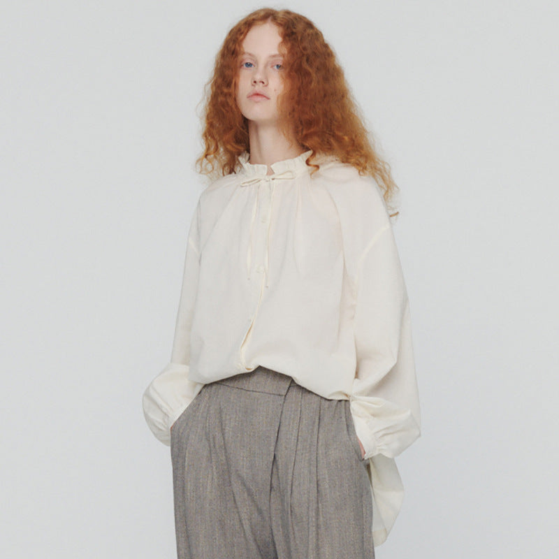 Chemise Berg-Feldt pour femme avec manches amples et col élégant