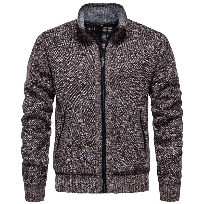 Cardigan élégant pour homme avec col montant et poches pratiques Berg-Feldt
