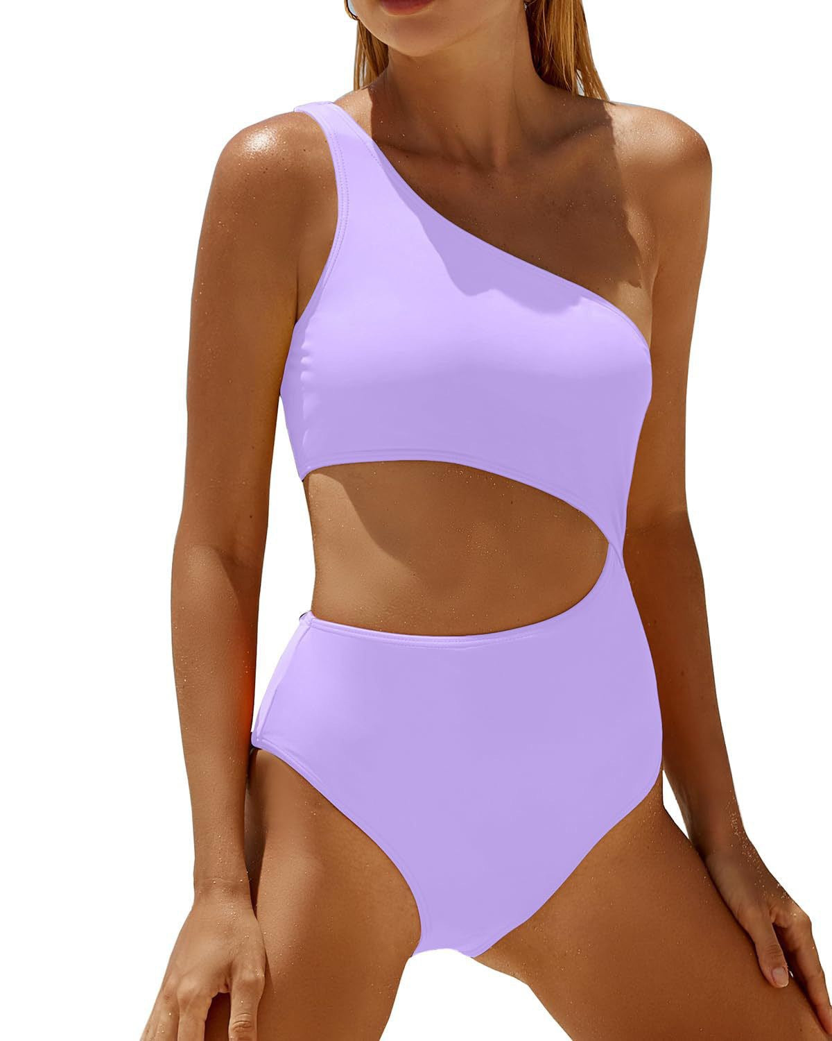 Maillot de bain berg-feldt pour femme, découpe latérale, une pièce