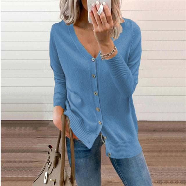 Berg-Feldt | Cardigan à la coupe simple, silhouette ajustée, intemporel et élégant