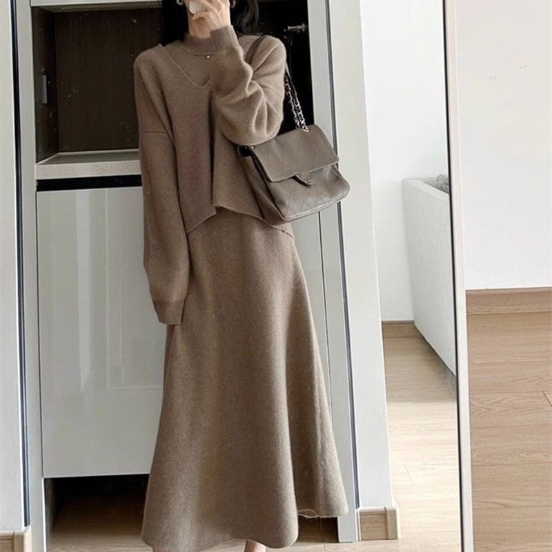 Robe en maille Damen avec haut ample décontracté et jupe élégante Berg-Feldt