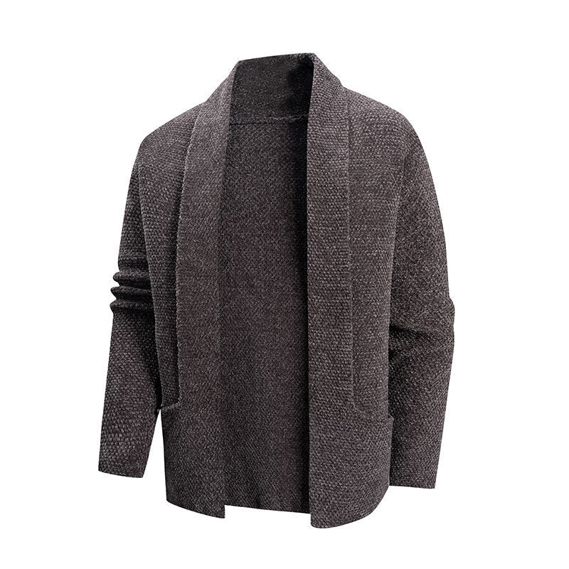 Damen Cardigan élégant avec revers chic et poches Berg-Feldt