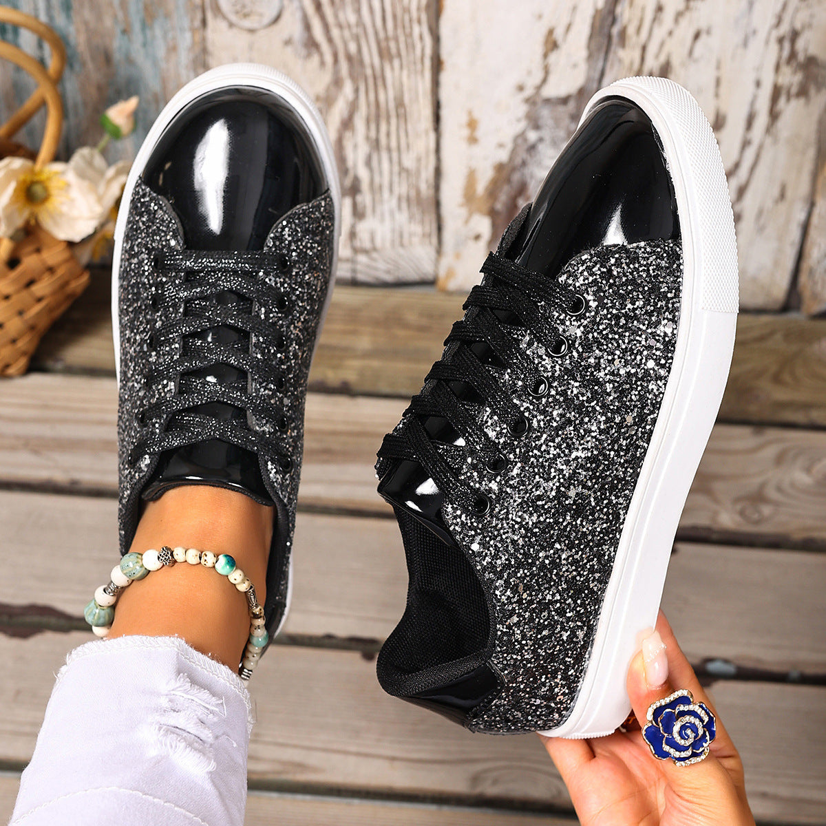 Glamouröse Damen Sneakers berg-feldt