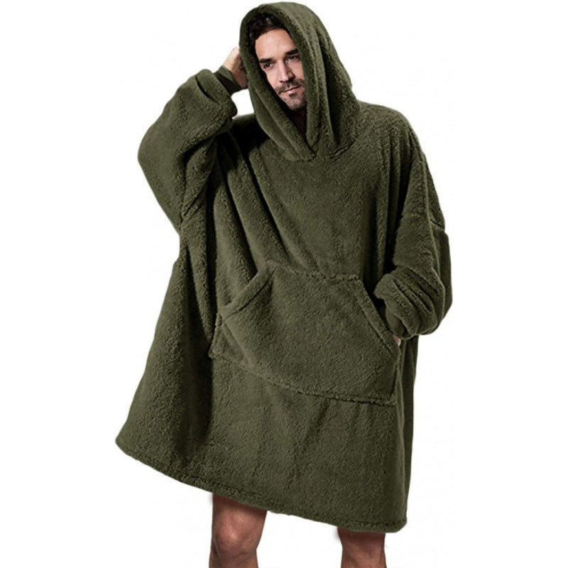 Sweat à capuche oversize en polaire pour femme avec poche kangourou et capuche Berg-Feldt