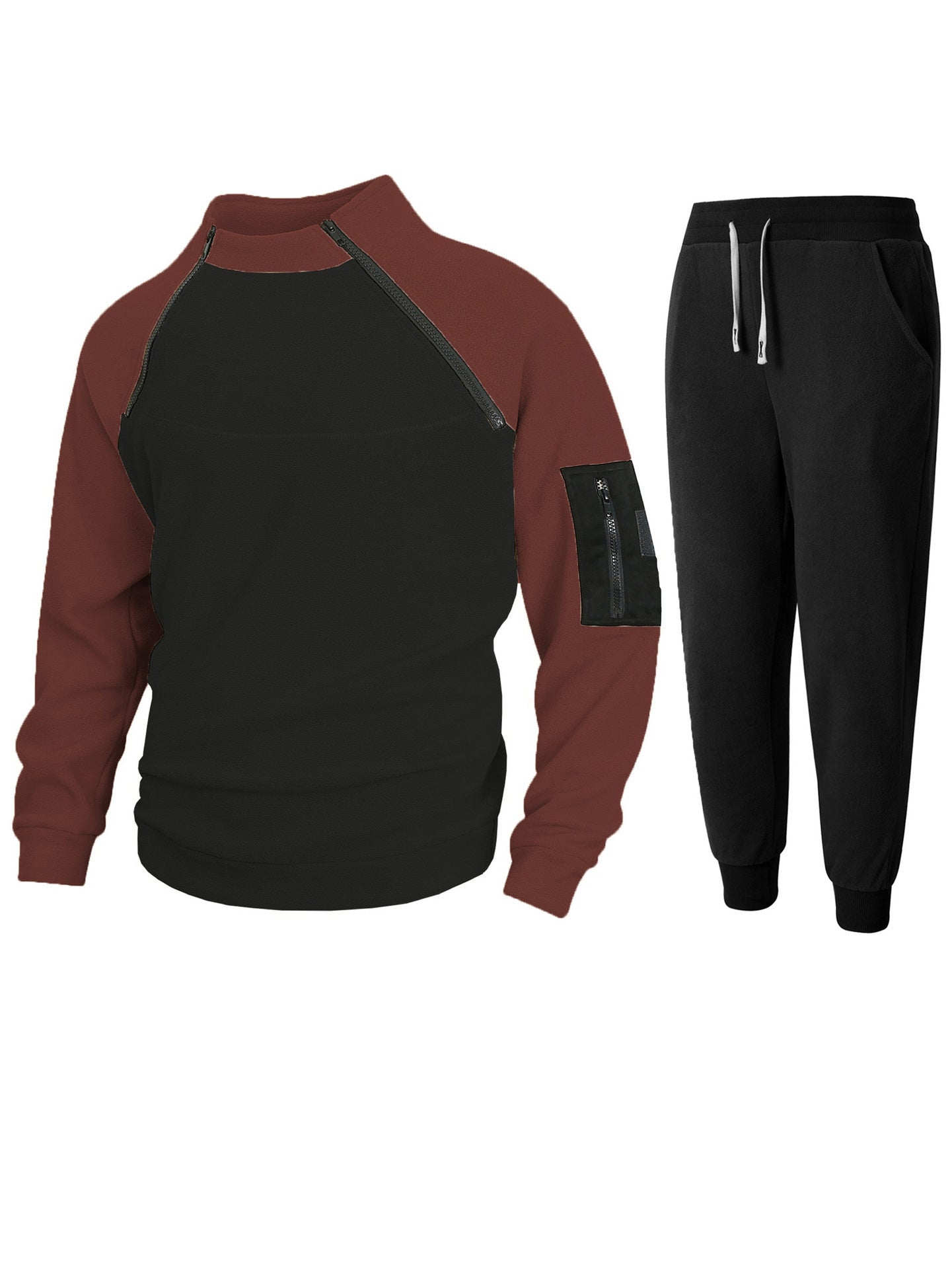 Haut de sport pour hommes avec fermeture éclair fonctionnelle et jogging confortable Berg-Feldt