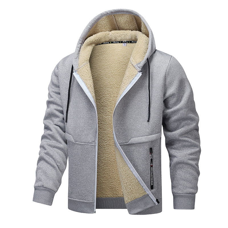 Herren warme Fleecejacke mit funktionalem Schnitt Berg-Feldt