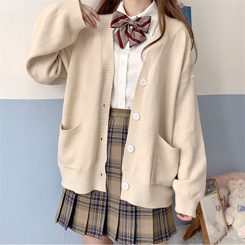 Cardigan en grosse maille pour femme avec poches et col en V Berg-Feldt