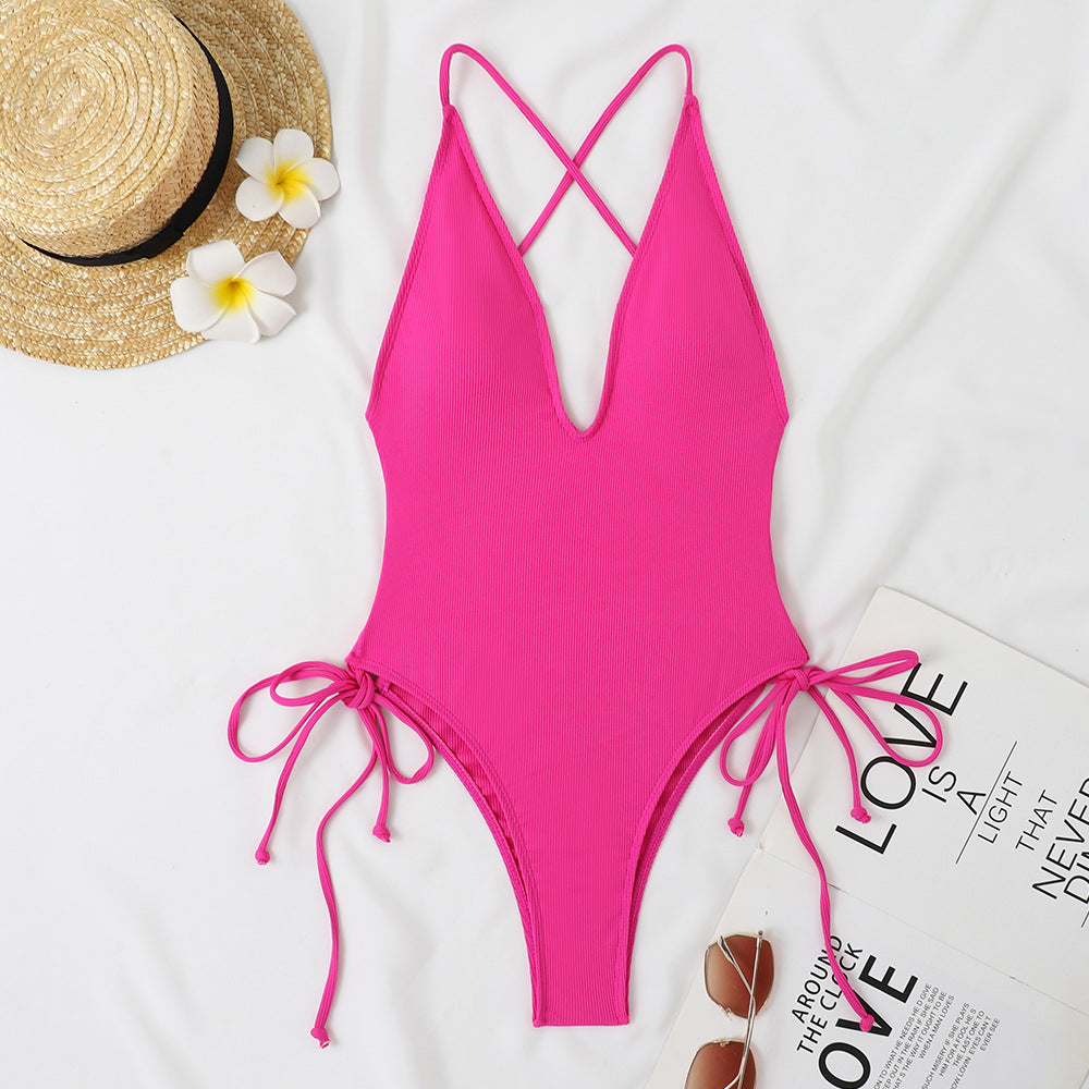 Maillot de bain femme à dos croisé réglable berg-feldt