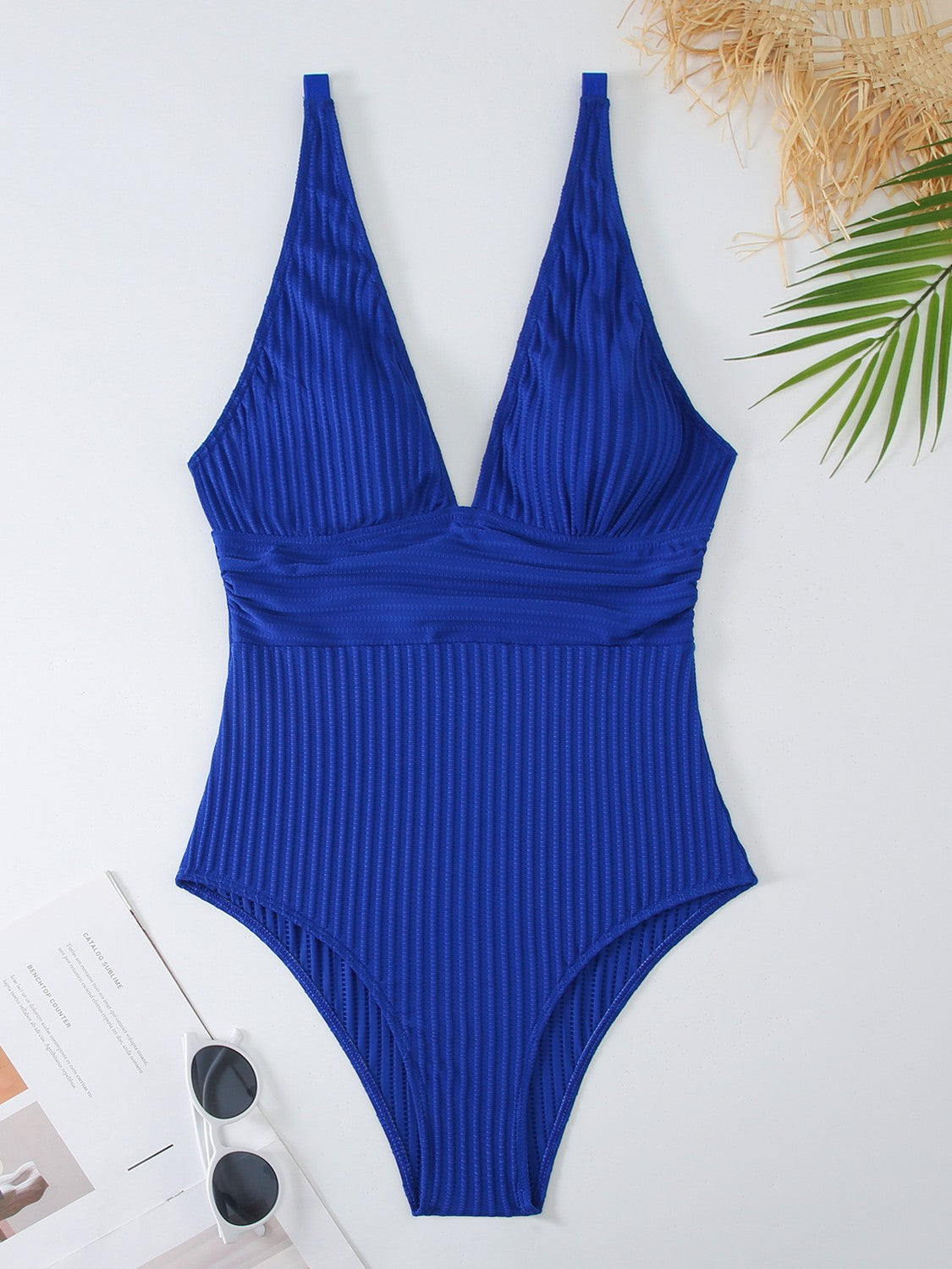 Maillot de bain femme Berg-feldt coupe haute et côtelé