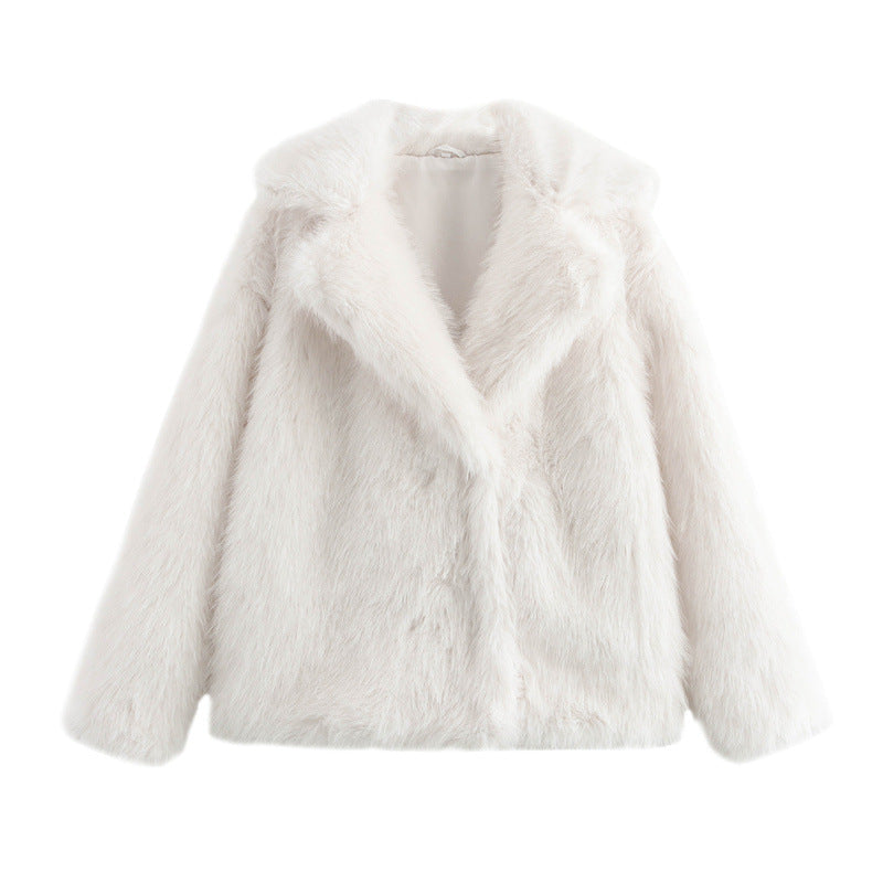 Veste douillette en fausse fourrure pour femme Berg-Feldt