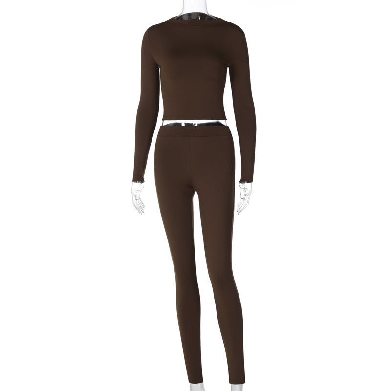 Ensemble Sportif Femme : Top Manches Longues & Legging Taille Haute (berg-feldt)