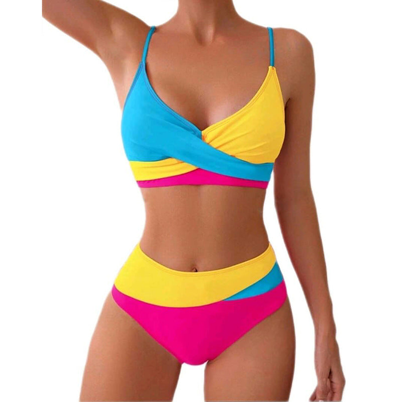 Ensemble bikini pour femme Berg-Feldt avec design cache-cœur raffiné et bas taille haute