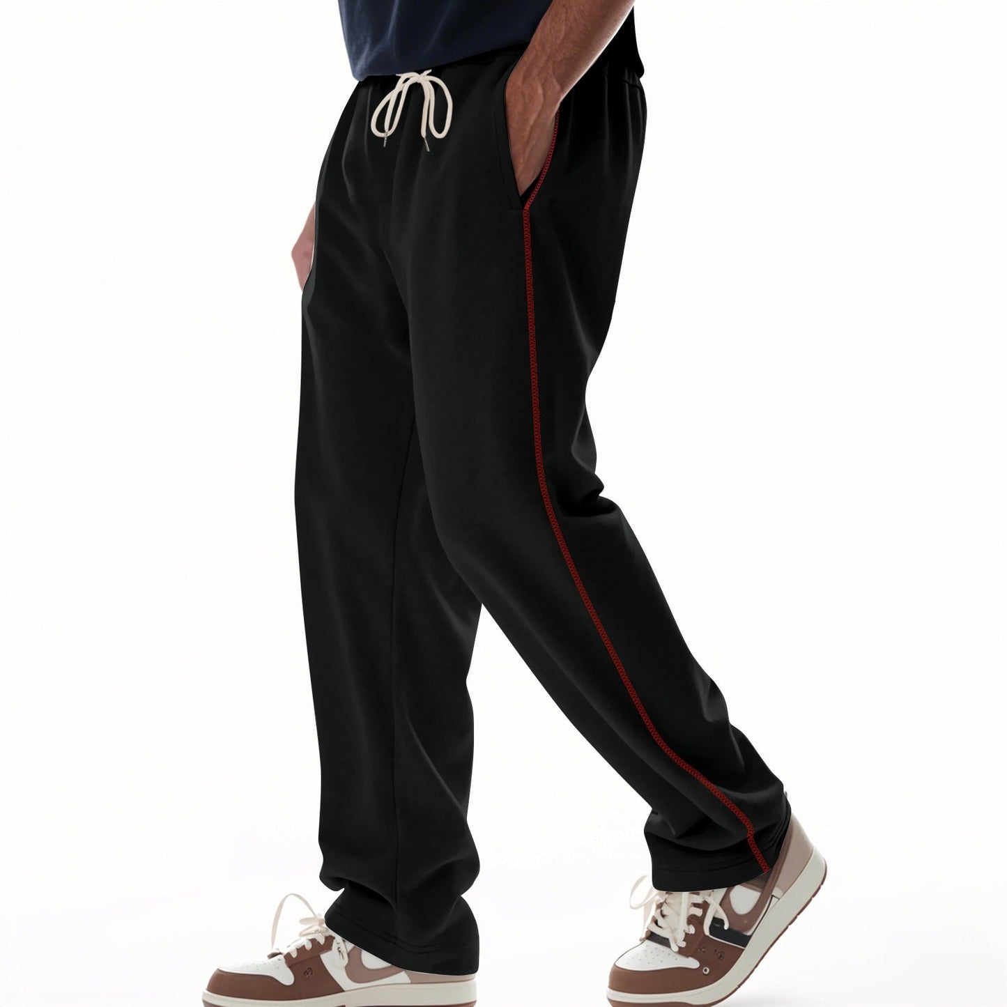 Pantalon de jogging confortable pour homme avec fermeture éclair et poches latérales Berg-Feldt