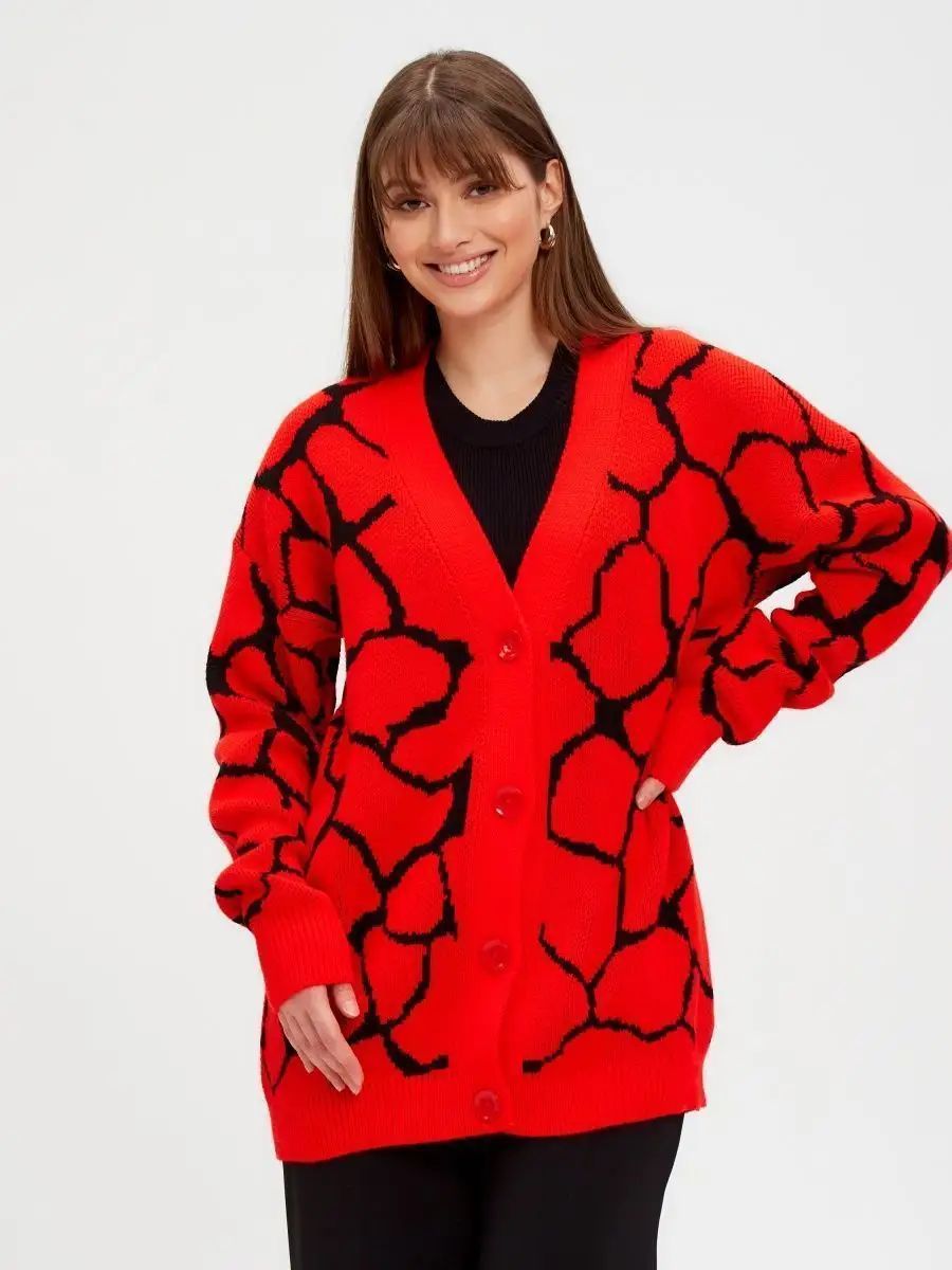 Cardigan élégant pour femme avec motif graphique de berg-feldt