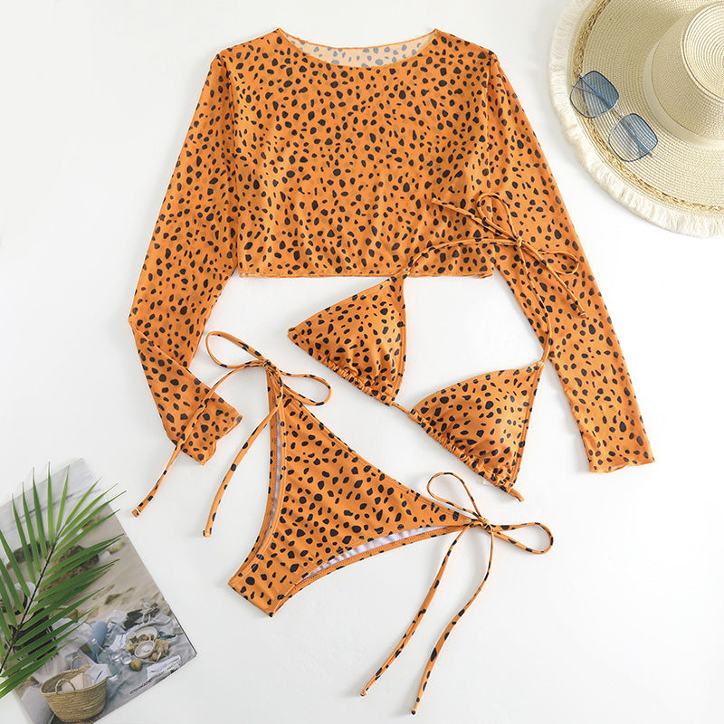Berg-Feldt Maillot de bain femme tri-set avec crop top