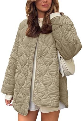 Damen Steppjacke décontractée avec poches pratiques et coupe décontractée Berg-Feldt