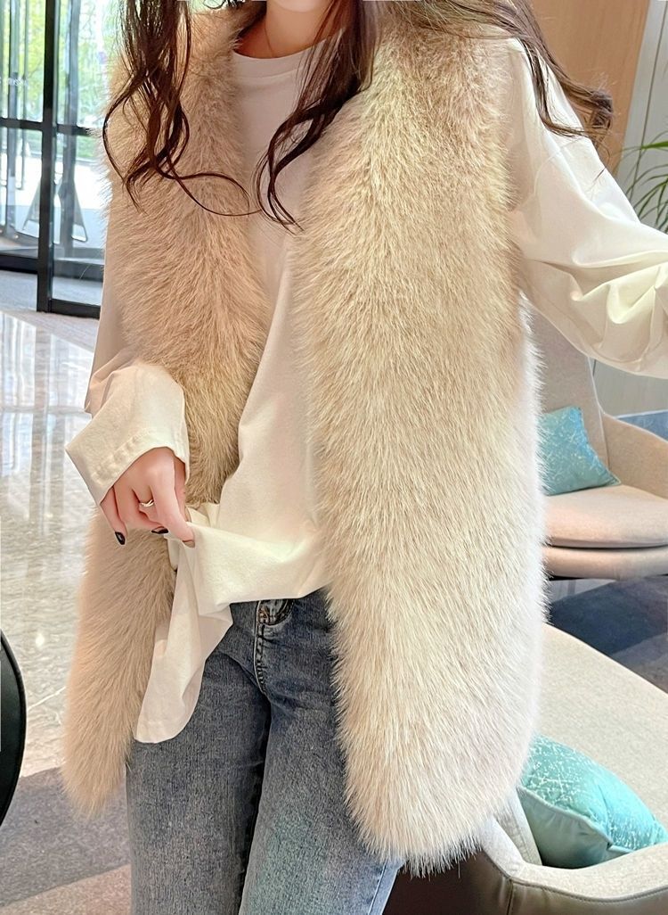 Women's Fluffy Faux Fur Vest Berg-Feldt