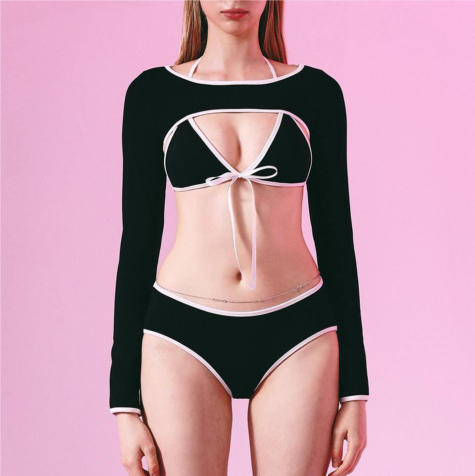 Haut de bikini sportif avec short pour femme berg-feldt