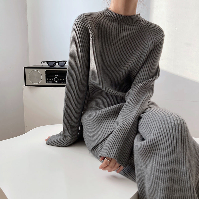 Ensemble tricoté confortable pour femme avec structure côtelée Berg-Feldt