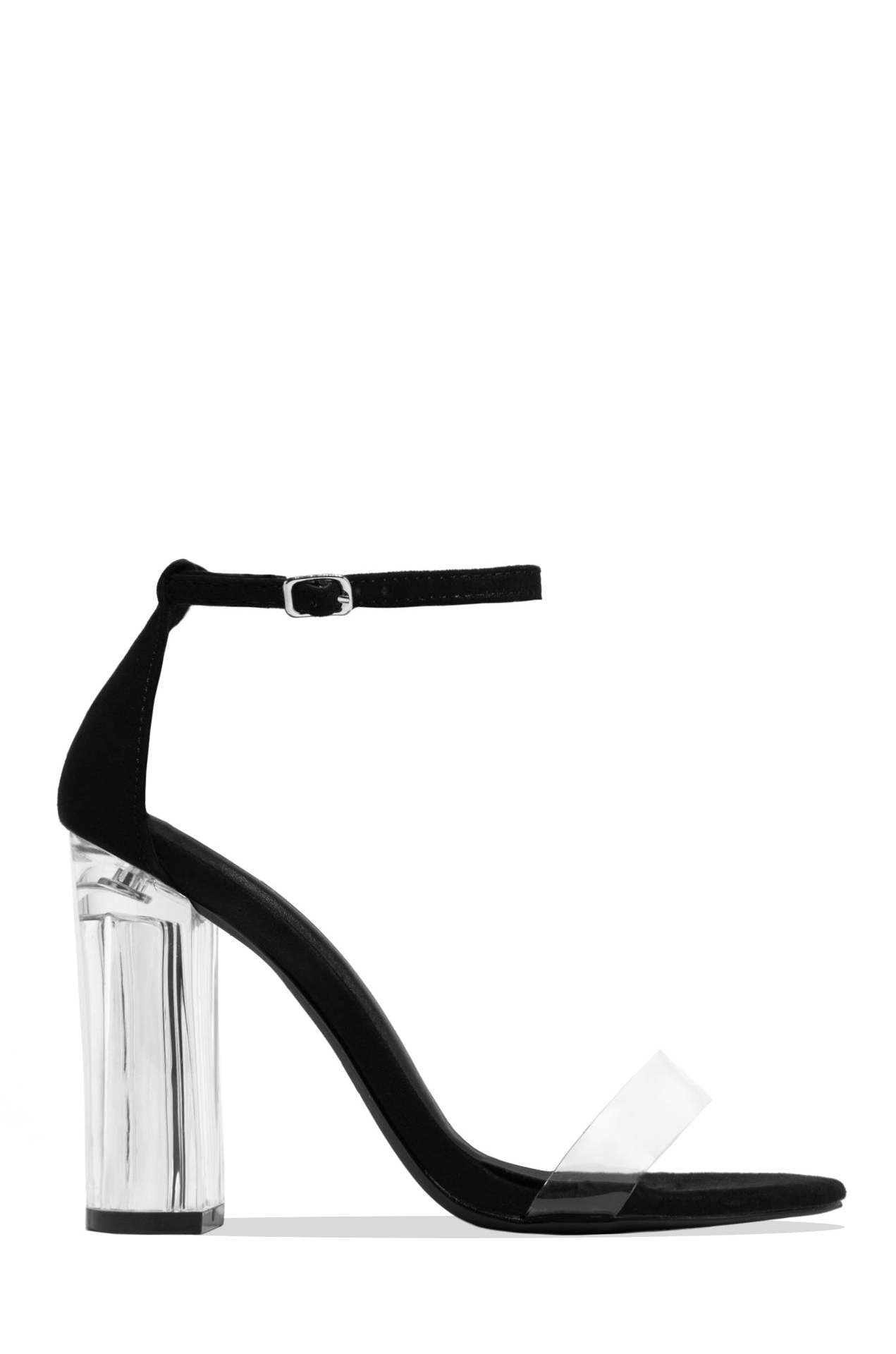 Sandales élégantes à talons hauts avec talon bloc transparent Berg-Feldt pour femmes