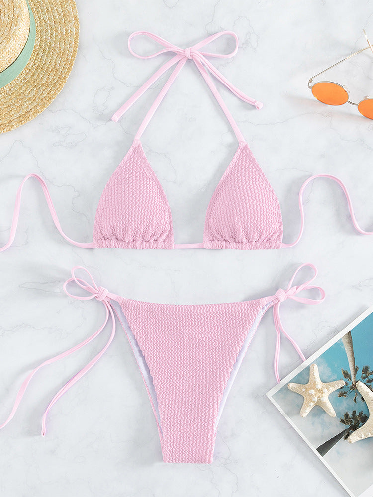 Haut de bikini triangle raffiné avec bretelles réglables pour femme de berg-feldt