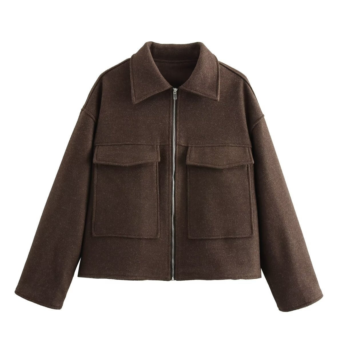 Veste décontractée femme avec poches plaquées et fermeture éclair Berg-Feldt