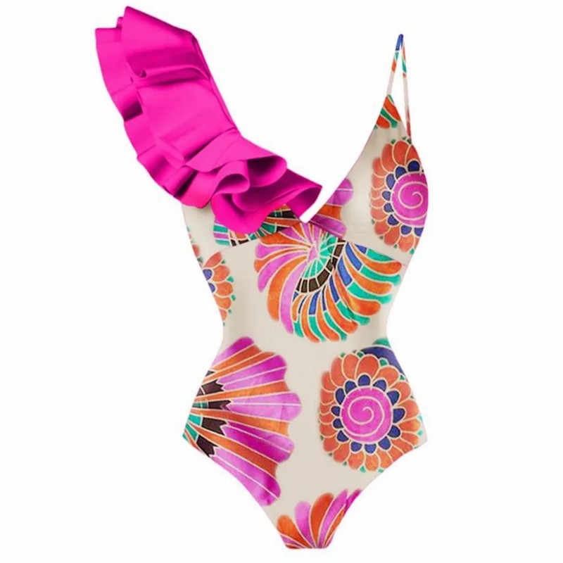 Maillot de bain jupette à volants Berg-Feldt pour femme