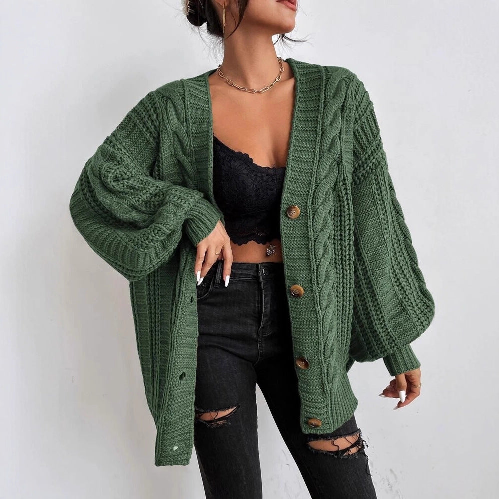 Cardigan épais en maille torsadée pour femme Berg-Feldt