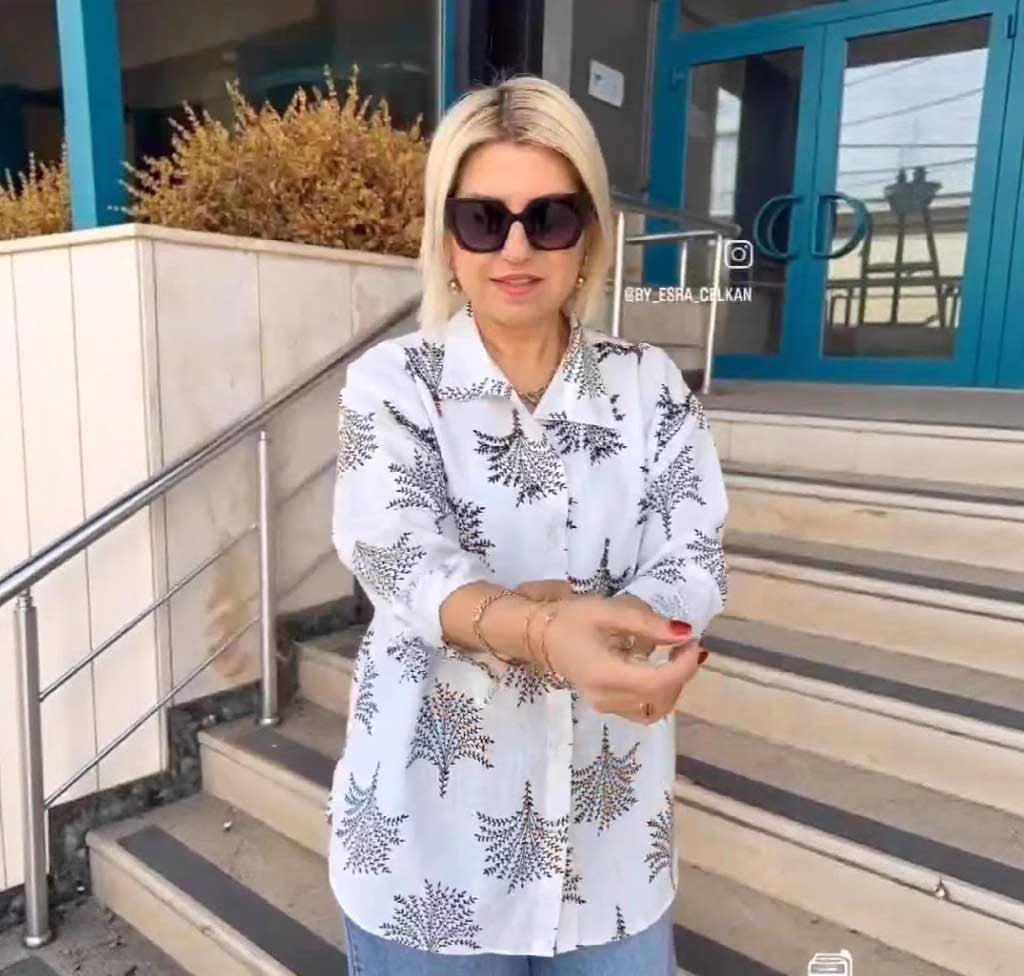 Chemisier pour femme avec détails fleuris par berg-feldt