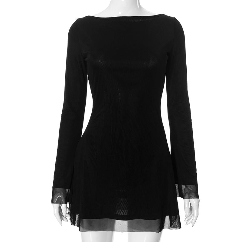Elegantes Mini-Kleid mit langen Ärmeln von berg-feldt für Damen
