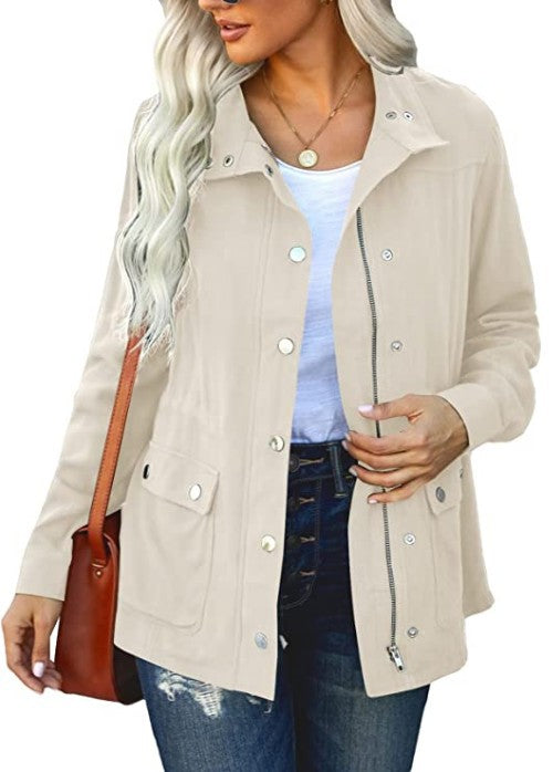 Damen Alltagsjacke mit funktionalen Taschen und Kapuze Berg-Feldt