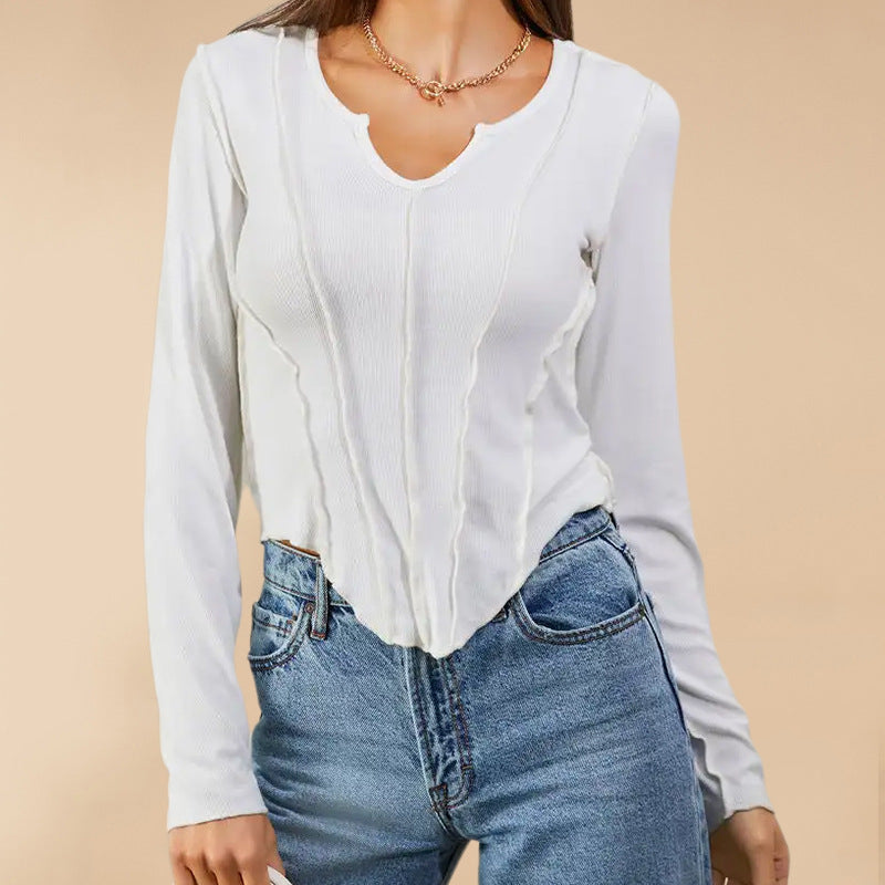 Haut à manches longues pour femme avec motif texturé moderne Berg-Feldt