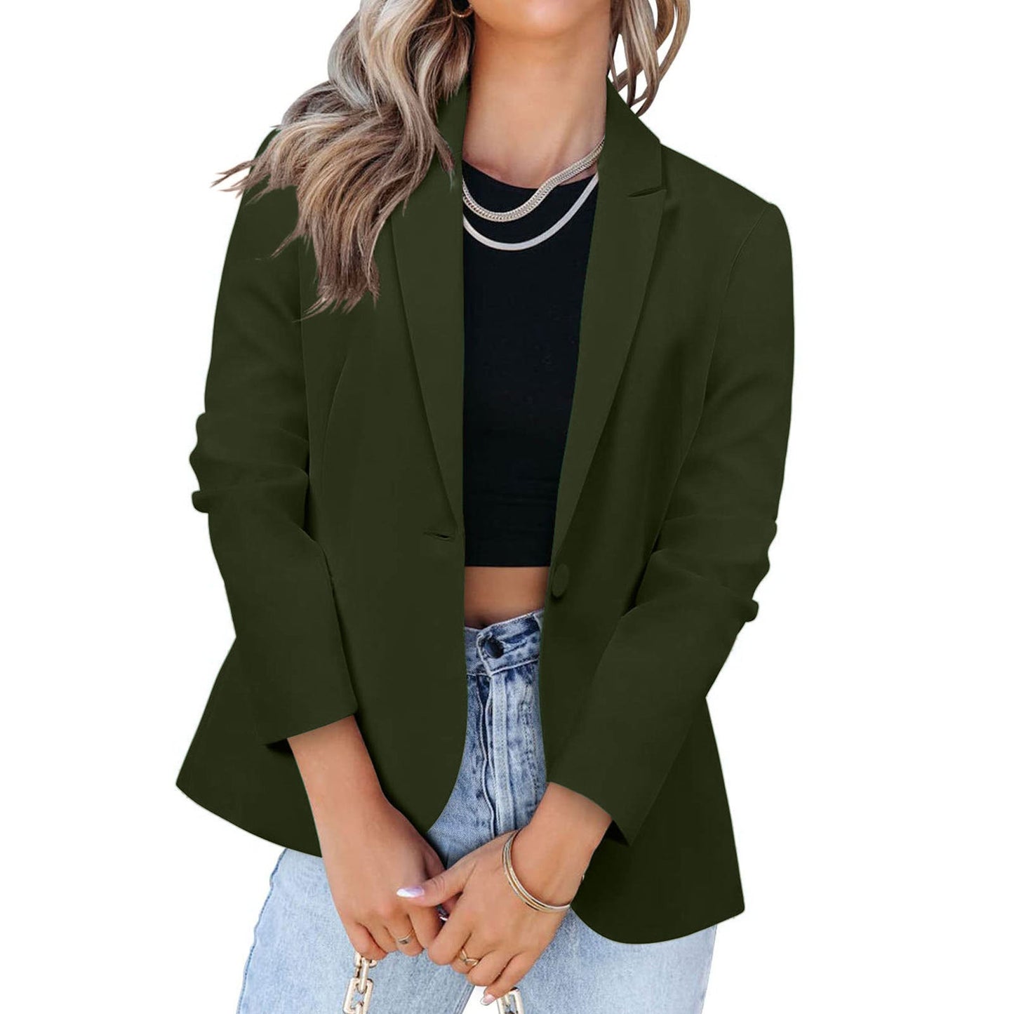 Damen Blazer élégant avec coupe moderne et poches pratiques Berg-Feldt