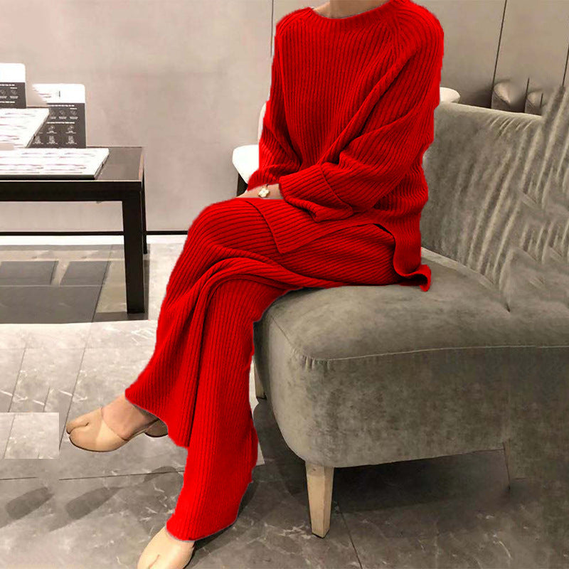 Ensemble de Loungewear Confortable en Tricot Côtelé Berg-Feldt pour Femme