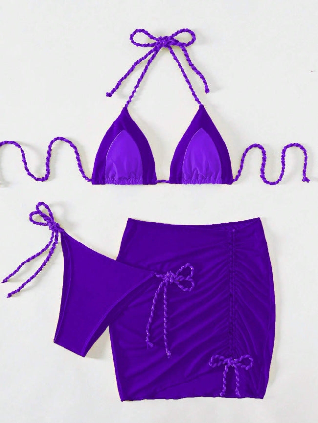 Haut de bikini triangle et jupe volantée Berg-Feldt pour femme
