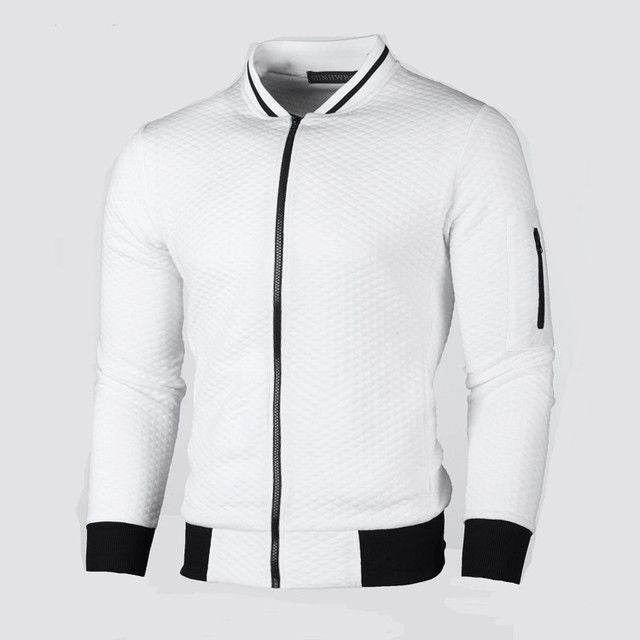Sweat-shirt zippé homme avec structure de haute qualité et poche sécurisée zippée Berg-Feldt